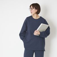 TUTIE./コットン裏毛起毛ワイドスリーブプルオーバー